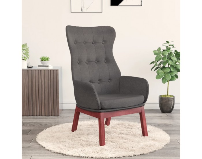 Sonata H Релакс стол, тъмносив, текстил