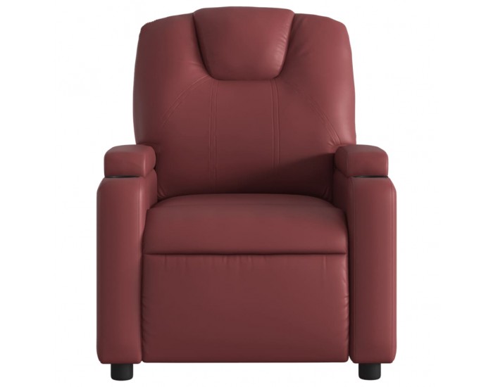 Sonata H Реклайнер стол, виненочервен, изкуствена кожа