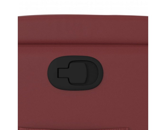 Sonata H Реклайнер стол, виненочервен, изкуствена кожа