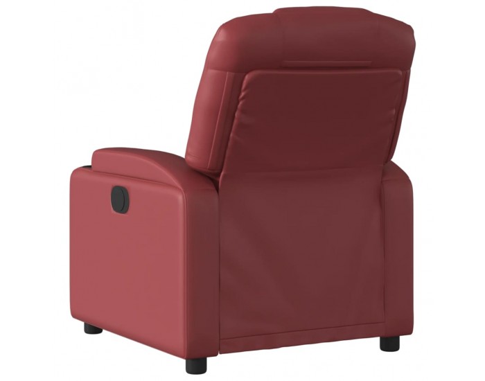 Sonata H Реклайнер стол, виненочервен, изкуствена кожа