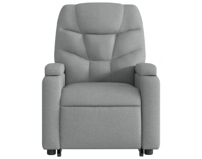 Sonata H Електрически изправящ масажен реклайнер стол светлосив текстил