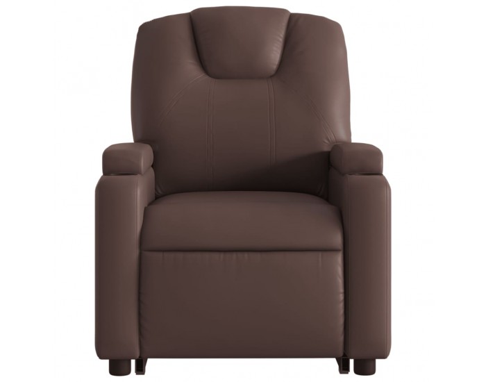 Sonata H Електрически изправящ реклайнер стол, кафяв, изкуствена кожа