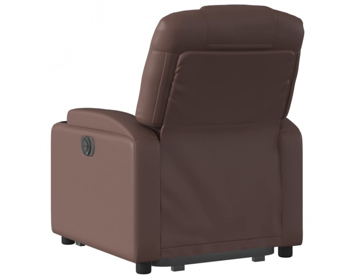 Sonata H Електрически изправящ реклайнер стол, кафяв, изкуствена кожа