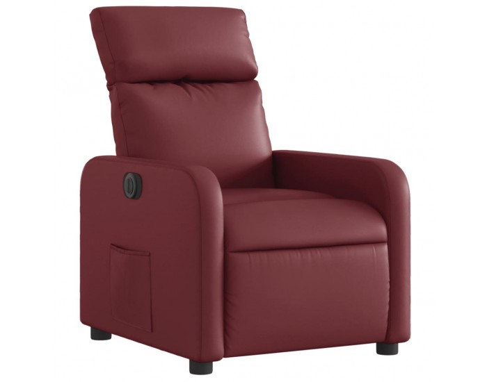 Sonata H Електрически наклоняем стол, виненочервен, изкуствена кожа