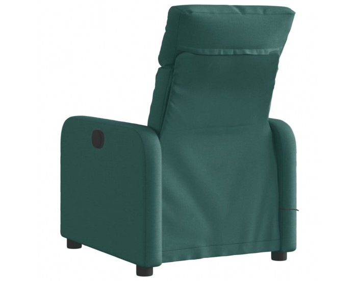 Sonata H Електрически масажен наклоняем стол, тъмнозелен, текстил