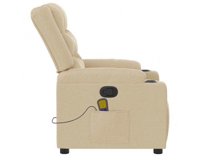 Sonata H Масажен наклоняем стол, кремав, текстил