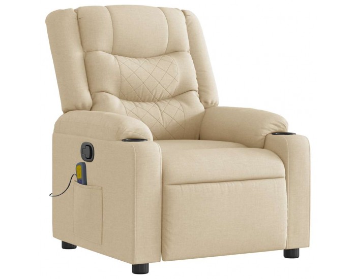 Sonata H Масажен наклоняем стол, кремав, текстил