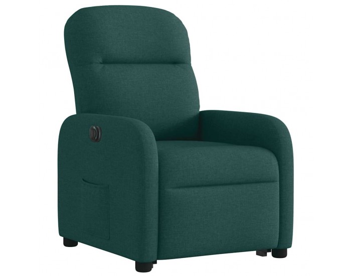 Sonata H Електрически изправящ реклайнер стол, тъмнозелен, текстил