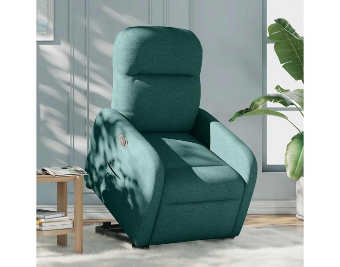 Sonata H Електрически изправящ реклайнер стол, тъмнозелен, текстил