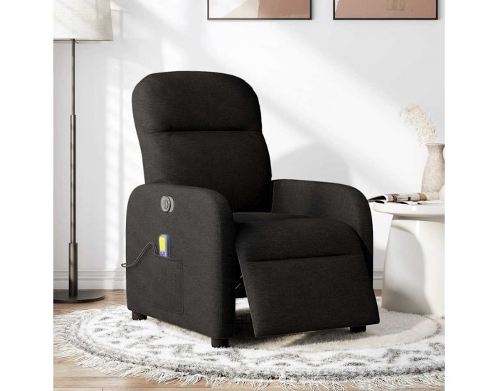 Sonata H Електрически масажен наклоняем стол, черен, текстил