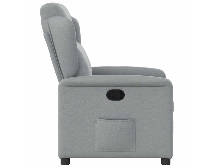 Sonata H Реклайнер стол, светлосив, текстил