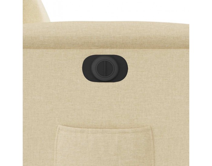 Sonata H Електрически стол реклайнер , кремав, текстил