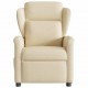 Sonata H Електрически стол реклайнер , кремав, текстил