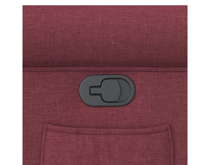 Sonata H Стол реклайнер, виненочервен, текстил