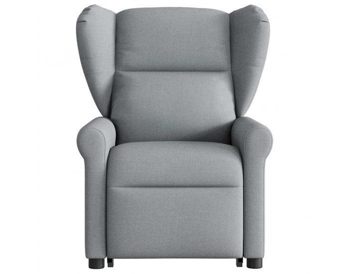 Sonata H Електрически изправящ масажен реклайнер стол светлосив текстил