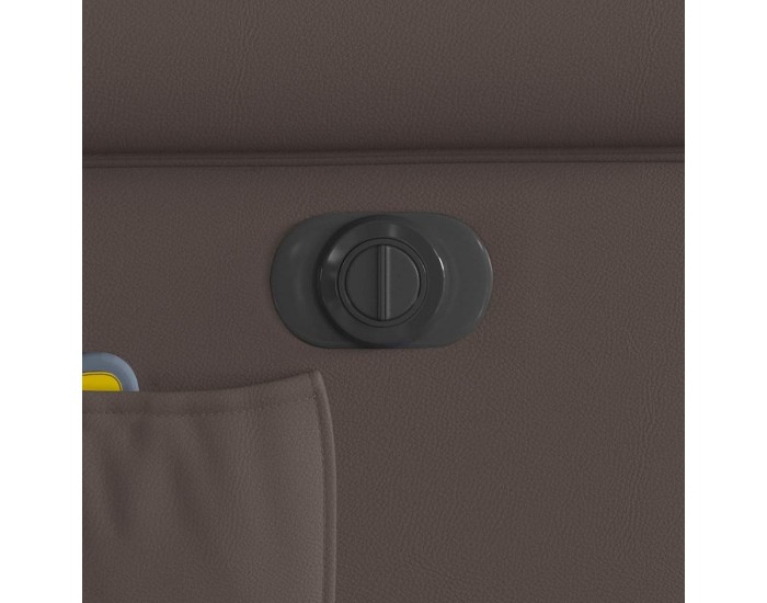 Sonata H Електрически изправящ масажен реклайнер стол, кафяв, еко кожа