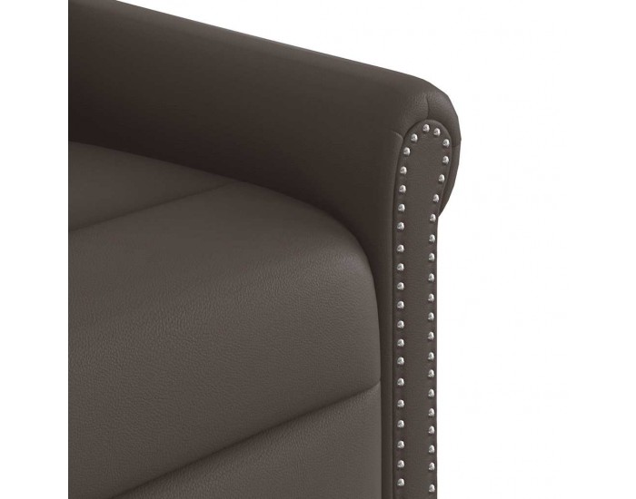 Sonata H Електрически изправящ масажен реклайнер стол, кафяв, еко кожа