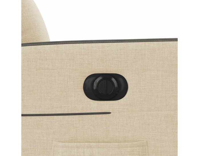 Sonata H Електрически стол реклайнер , кремав, текстил