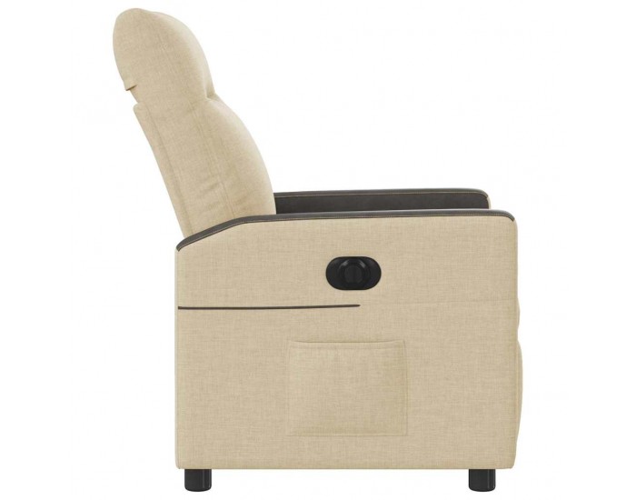 Sonata H Електрически стол реклайнер , кремав, текстил