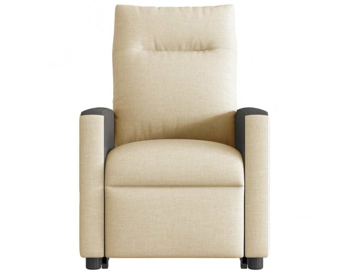 Sonata H Изправящ масажен реклайнер стол, кремав, текстил