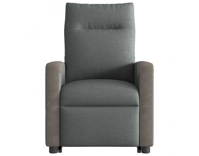 Sonata H Изправящ масажен реклайнер стол,тъмносив, текстил