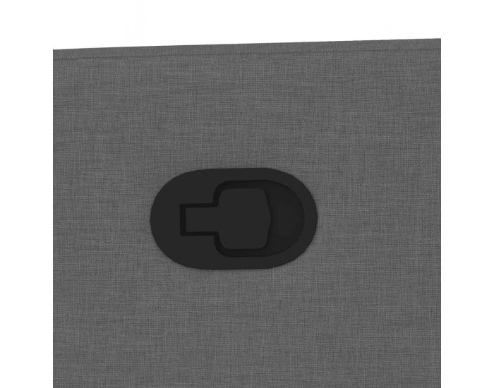 Sonata H Реклайнер, тъмносив, текстил