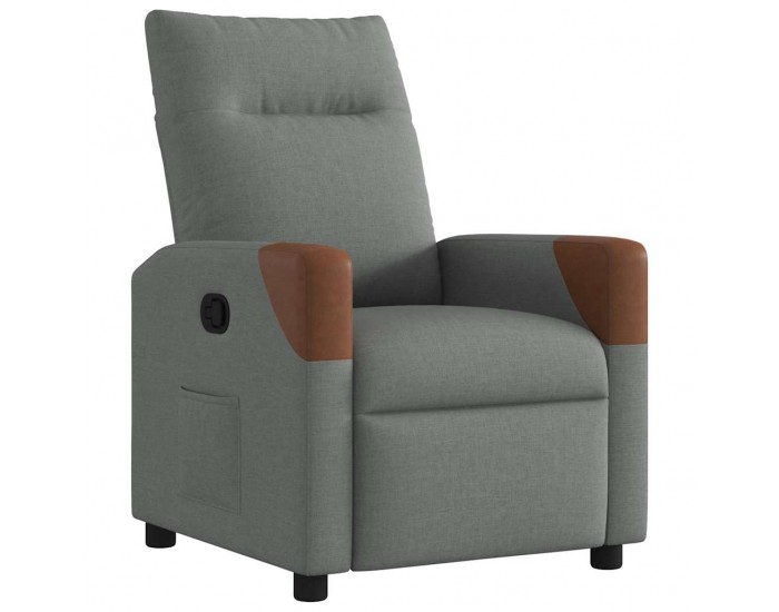 Sonata H Реклайнер, тъмносив, текстил