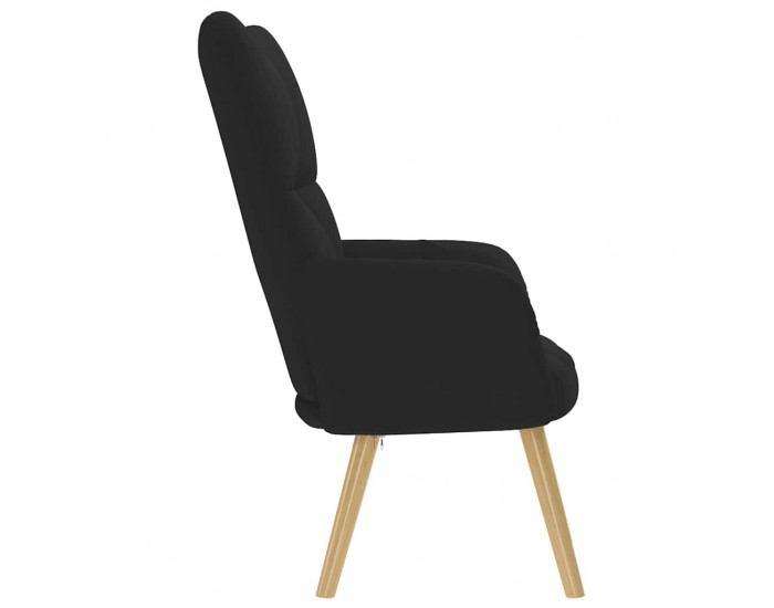 Sonata H Релакс стол, черен, текстил