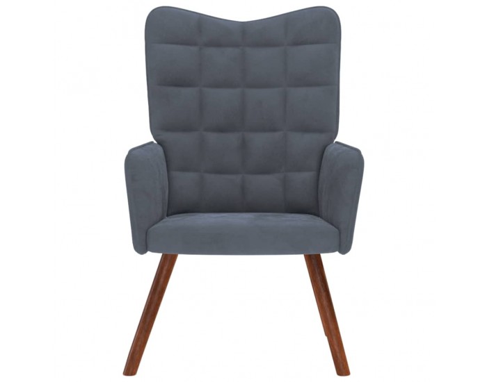 Sonata H Релакс стол, тъмносив, кадифе