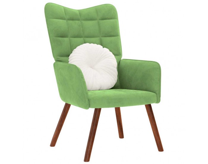 Sonata H Релакс стол, светлозелен, кадифе