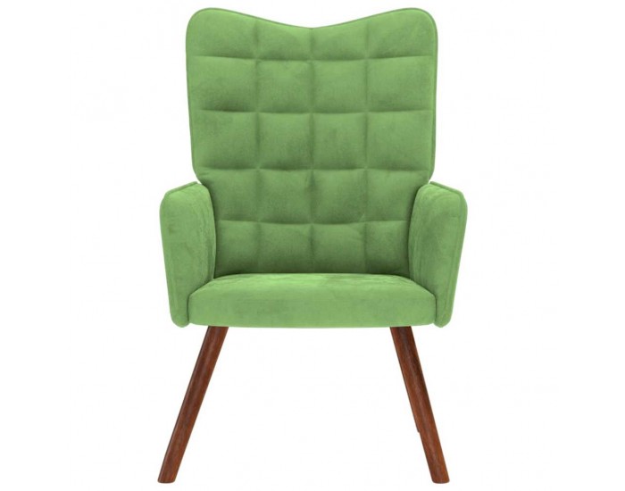 Sonata H Релакс стол, светлозелен, кадифе