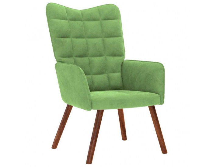 Sonata H Релакс стол, светлозелен, кадифе