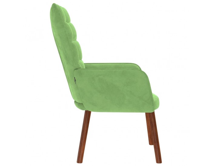 Sonata H Релакс стол, светлозелен, кадифе