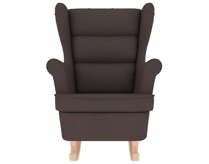 Sonata H Люлеещ се стол Тъмно кафяво 74x90x102 cm плат