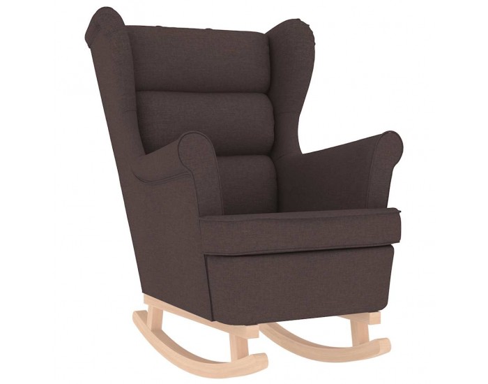 Sonata H Люлеещ се стол Тъмно кафяво 74x90x102 cm плат