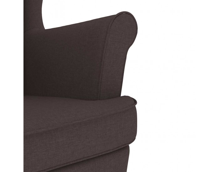 Sonata H Люлеещ се стол Тъмно кафяво 74x90x102 cm плат