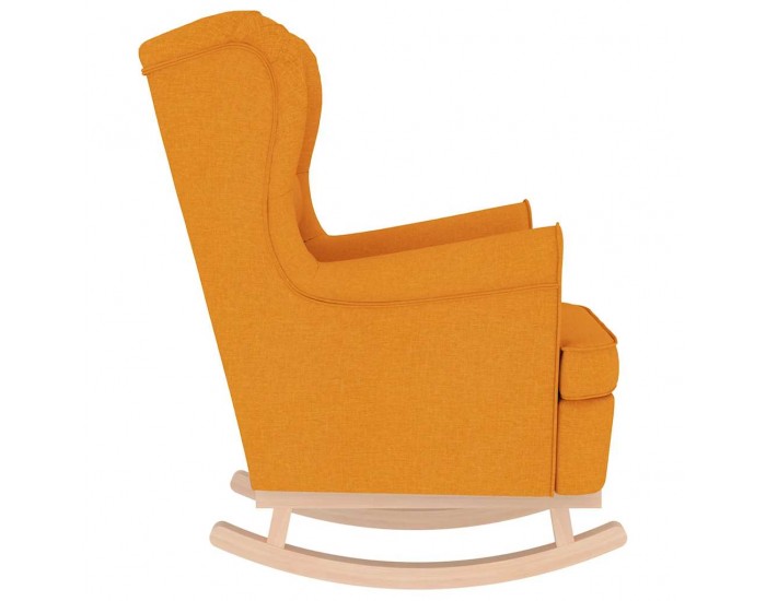 Sonata H Люлеещ се стол тъмножълт 74x90x102 cm плат