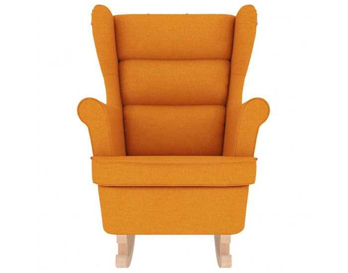 Sonata H Люлеещ се стол тъмножълт 74x90x102 cm плат