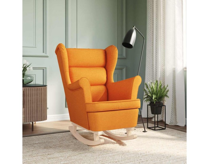 Sonata H Люлеещ се стол тъмножълт 74x90x102 cm плат