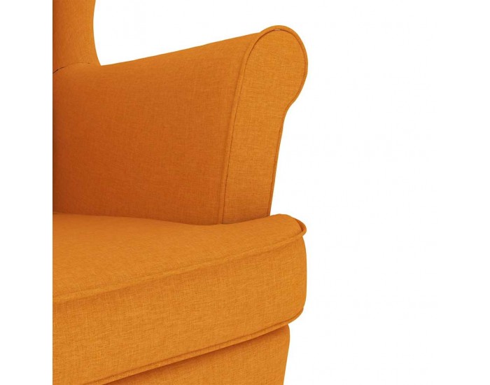 Sonata H Люлеещ се стол тъмножълт 74x90x102 cm плат