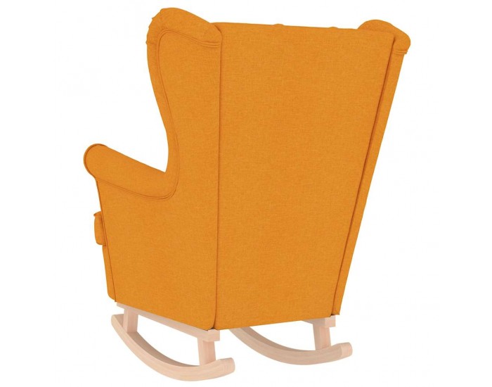 Sonata H Люлеещ се стол тъмножълт 74x90x102 cm плат