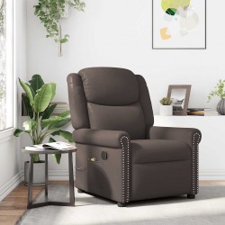 Sonata H Масажен стол, кафяв, лъскава изкуствена кожа - Фотьойли