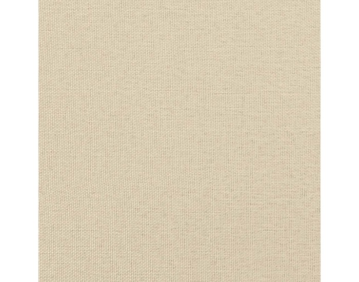 Sonata H Релаксиращ стол с табуретка, кремав, плат