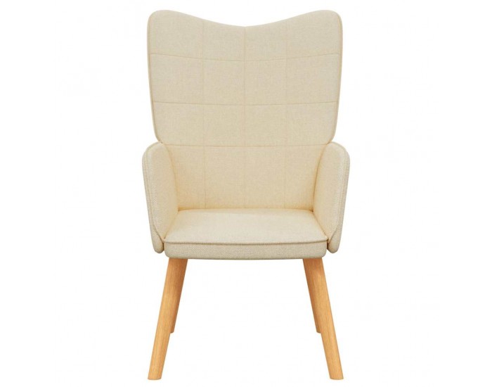 Sonata H Релаксиращ стол, кремав, плат