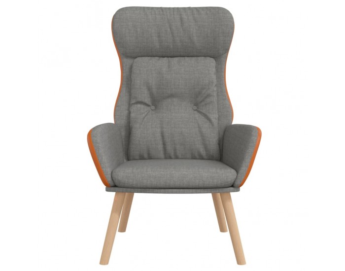 Sonata H Релакс стол, светлосив, текстил и PVC