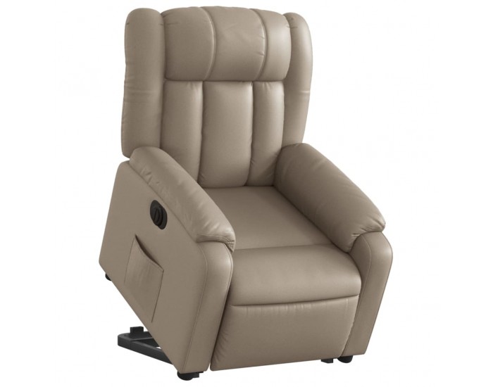 Sonata H Електрически изправящ реклайнер стол, капучино, изкуствена кожа