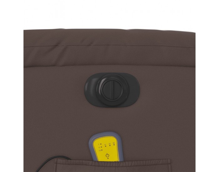 Sonata H Електрически масажен реклайнер стол, кафяв, изкуствена кожа