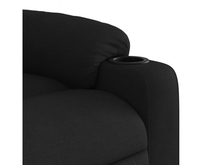 Sonata H Електрически стол реклайнер, черен, текстил