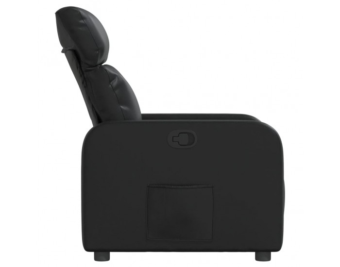 Sonata H Реклайнер, черен, изкуствена кожа