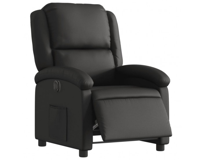 Sonata H Електрически наклоняем стол, черен, естествена кожа